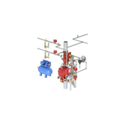 Double-Interlock Preaction System with Pneumatic/Pneumatic Release ...